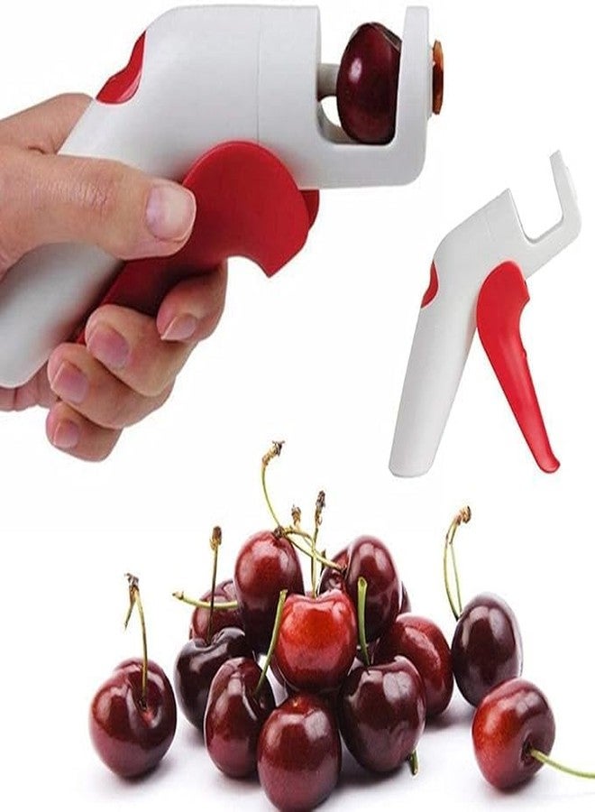 CREDLY Cherry Pitter,Cherry Olive Core Remover,Handheld Multi‑Function Fruit Corer Pitting Tool - Image 4